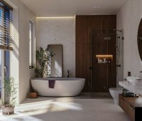 Geribbeld glas geeft je badkamer privacy en licht tegelijk